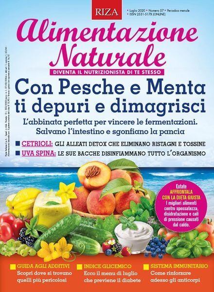 Alimentazione Naturale – Luglio 2020 Cover