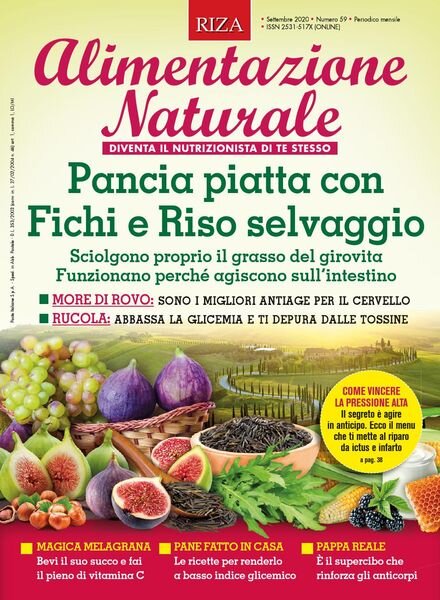 Alimentazione Naturale – Settembre 2020 Cover