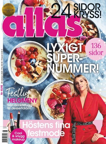 Allas – 29 oktober 2020 Cover