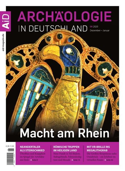 Archaologie in Germany – Dezember 2020 – Januar 2021 Cover