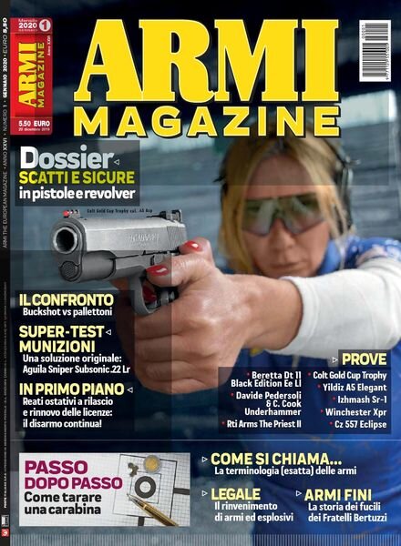 Armi Magazine – Gennaio 2020 Cover