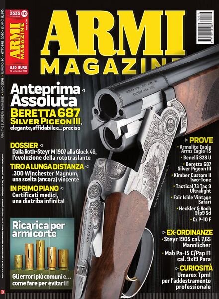 Armi Magazine – Ottobre 2020 Cover