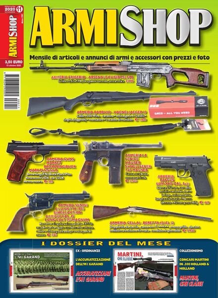 Armi Shop – Novembre 2020 Cover