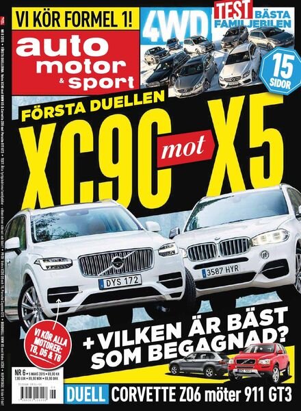 Auto Motor & Sport Sverige – 27 februari 2015 Cover