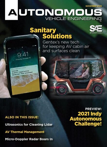 Autonomous Vehicle Engineering – November 2020 Cover