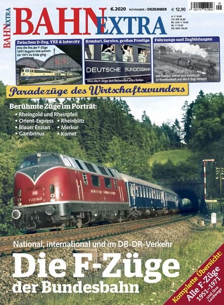 Bahn Extra – November-Dezember 2020 Cover