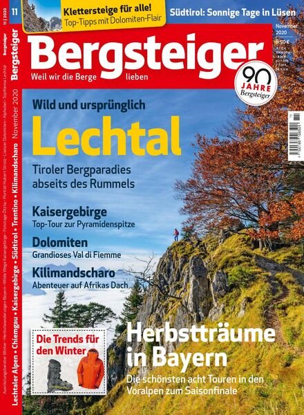 Bergsteiger – November 2020 Cover