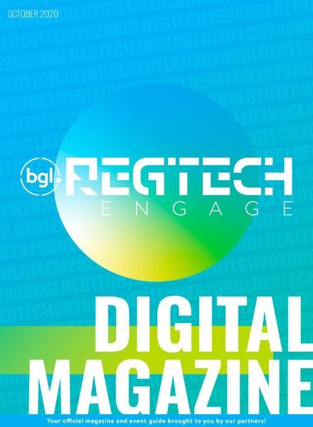 BGL REGTECH Engage Digital Magazine – October 2020 Cover