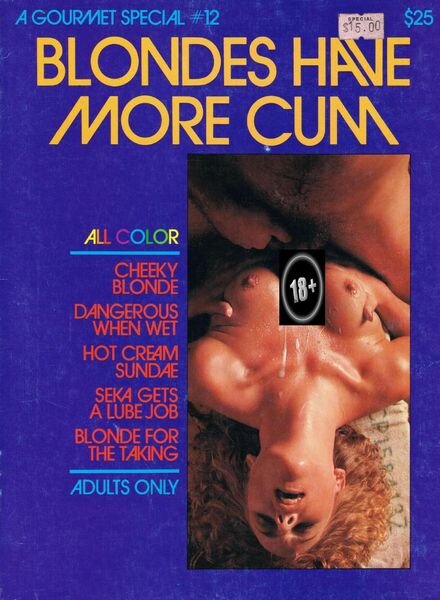 Blondes Have More Cum – A Gourmet Special n. 12 Cover