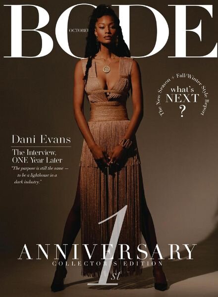 BODE Magazine – October 2020 Cover