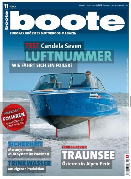 Boote – November 2020 Cover