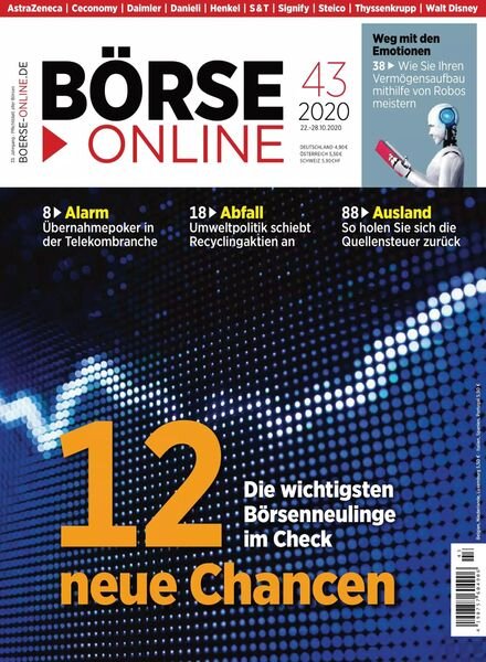 Borse Online – 22 Oktober 2020 Cover