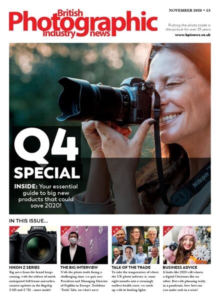 British Photographic Industry News – November 2020 Cover
