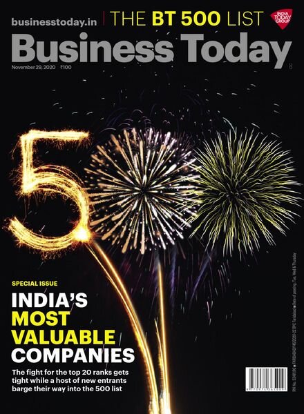 Business Today – November 29, 2020 Cover