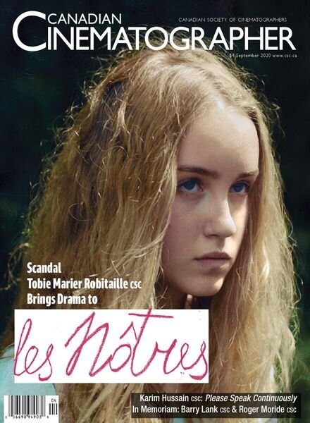 Canadian Cinematographer – September 2020 Cover