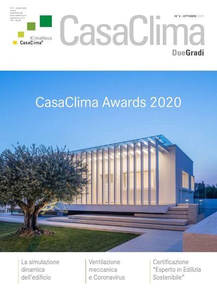 CasaClima DueGradi – Ottobre 2020 Cover