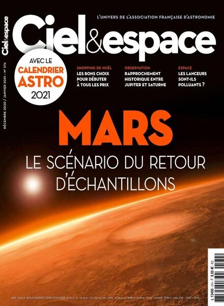 Ciel & Espace – Decembre 2020 – Janvier 2021 Cover