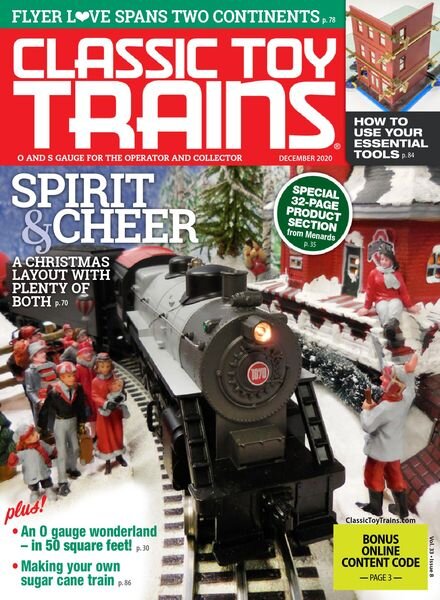 Classic Toy Trains – December 2020 Cover