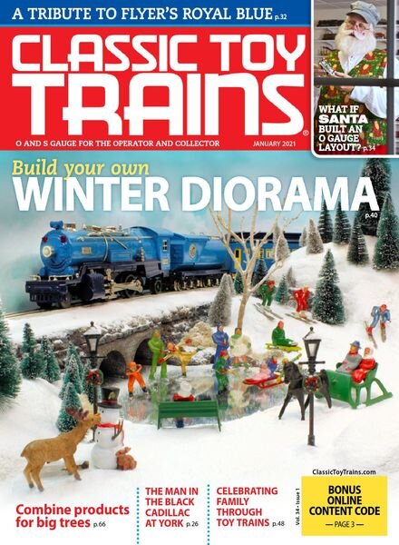 Classic Toy Trains – January 2021 Cover