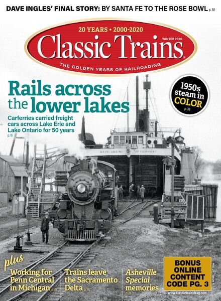 Classic Trains – November 2020 Cover