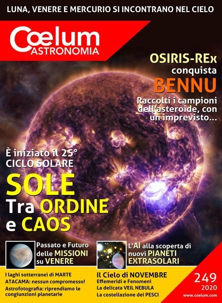 Coelum Astronomia – Numero 249 2020 Cover