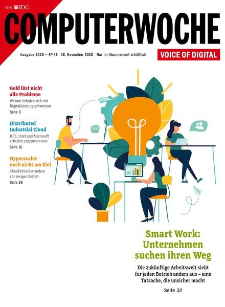Computerwoche – 16 November 2020 Cover