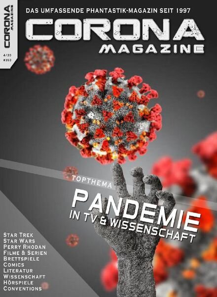 Corona Magazine – April 2020 Cover