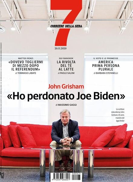 Corriere della Sera Sette – 20 novembre 2020 Cover