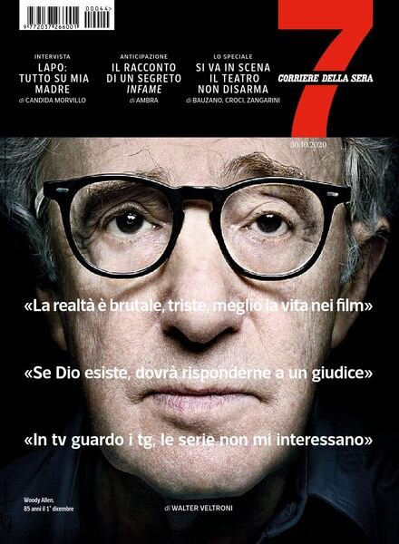 Corriere della Sera Sette – 30 ottobre 2020 Cover