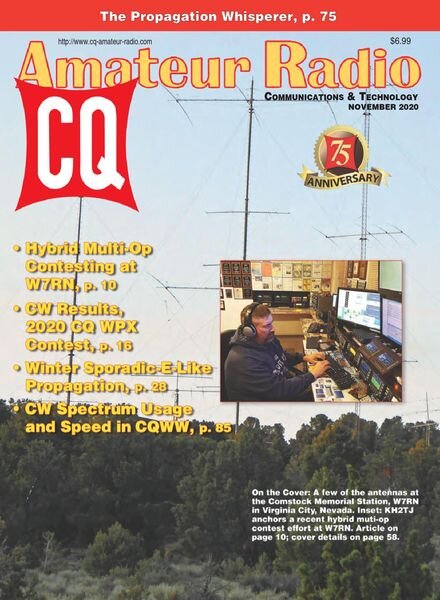 CQ Amateur Radio – November 2020 Cover