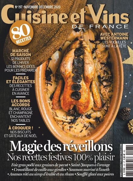 Cuisine et Vins de France – novembre 2020 Cover