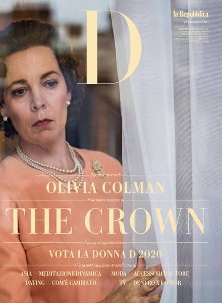 D la Repubblica – 14 Novembre 2020 Cover