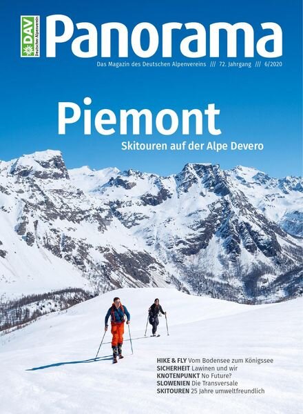 DAV Panorama – November 2020 Cover