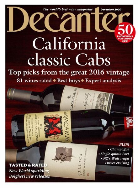 Decanter UK – December 2020 Cover