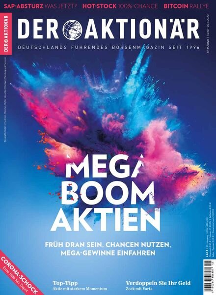 Der Aktionar – 29 Oktober 2020 Cover