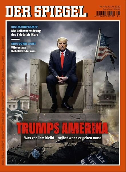 Der Spiegel – 30 Oktober 2020 Cover