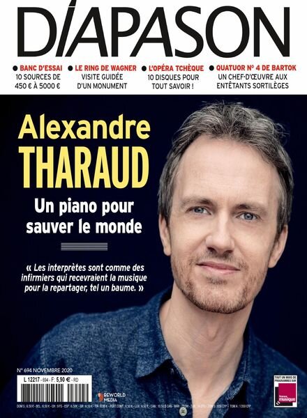Diapason – novembre 2020 Cover
