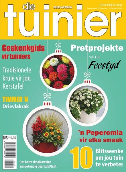 Die Tuinier Tydskrif – Desember 2020 Cover