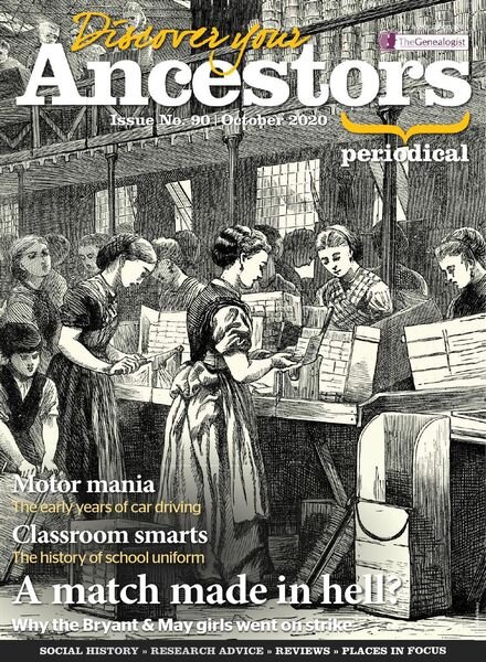 Discover Your Ancestors – Issue 90 – October 2020 Cover