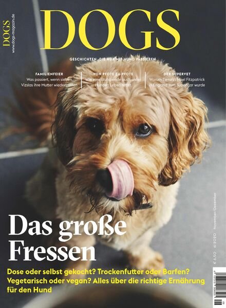 Dogs – November 2020 Cover