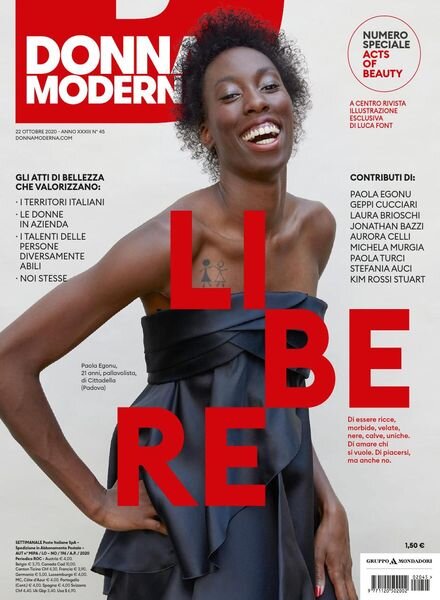 Donna Moderna – 22 Ottobre 2020 Cover