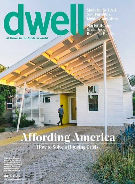 Dwell – November 2020 Cover