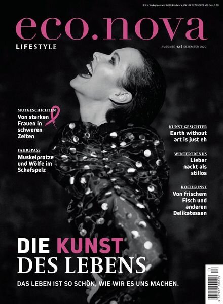 eco.nova – Spezial Lifestyle Dezember 2020 Cover