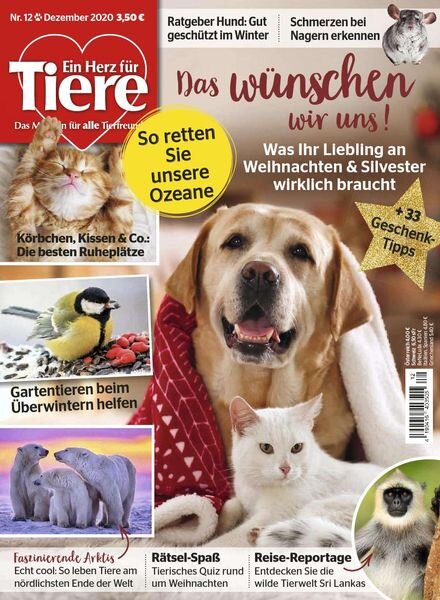 Ein Herz fur Tiere – Dezember 2020 Cover