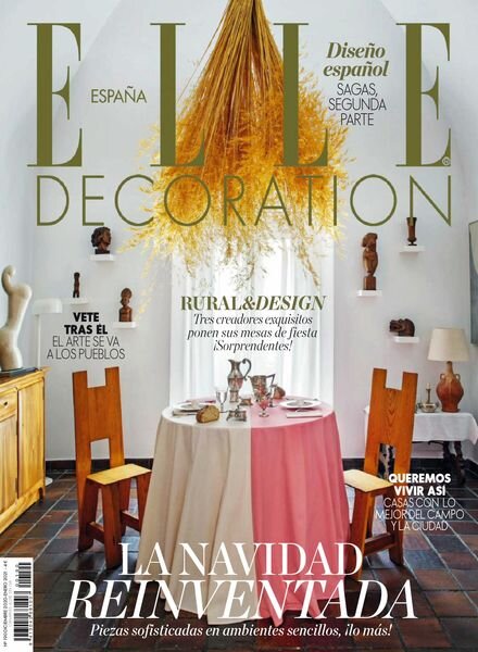 Elle Decoration Espana – diciembre 2020 Cover