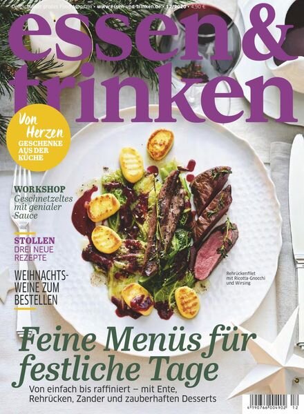 Essen & Trinken – Dezember 2020 Cover