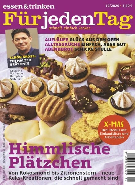 Essen & Trinken Fur jeden Tag – Dezember 2020 Cover