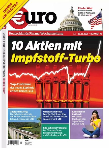 Euro am Sonntag – 13 November 2020 Cover