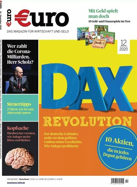 Euro – Dezember 2020 Cover