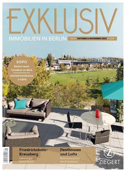 Exklusiv Immobilien in Berlin – Oktober-November 2020 Cover